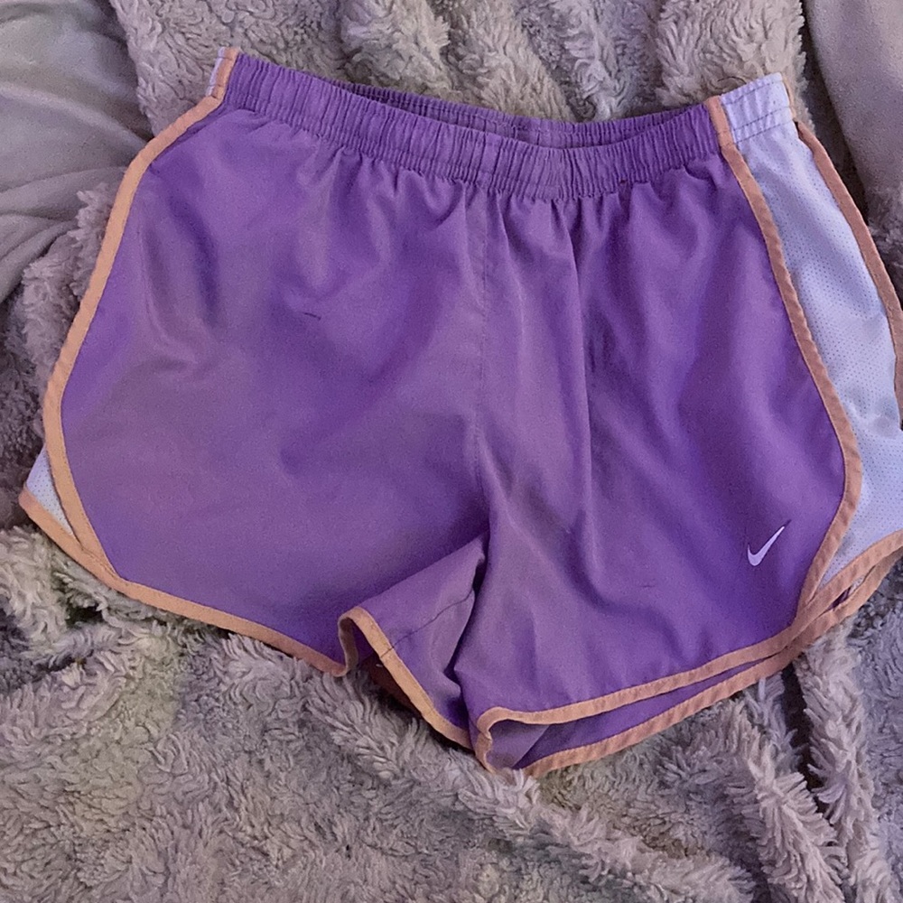 cute little purple Nike shorts I got ab a month ago I barely wearer them so
